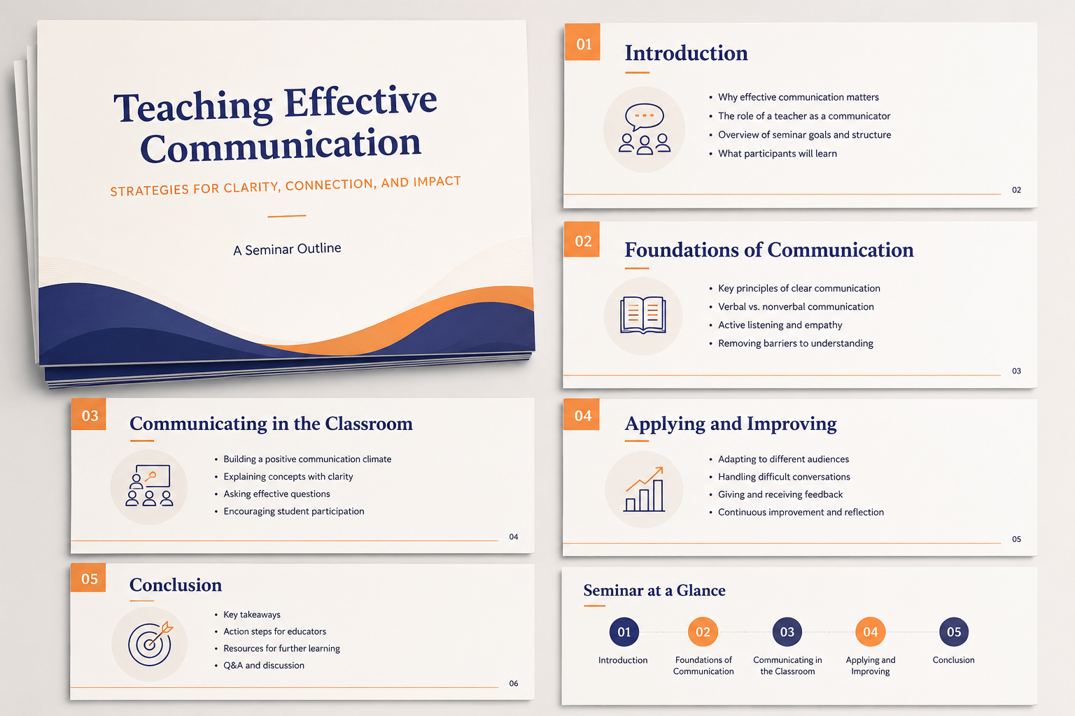 Slide outline deck — A teaching-ready outline for a seminar or presentation.